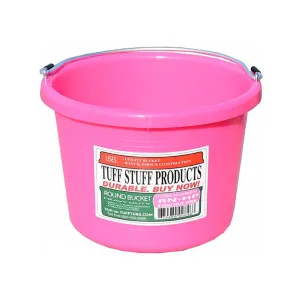Tuff Stuff round bucket 8 qts - pink