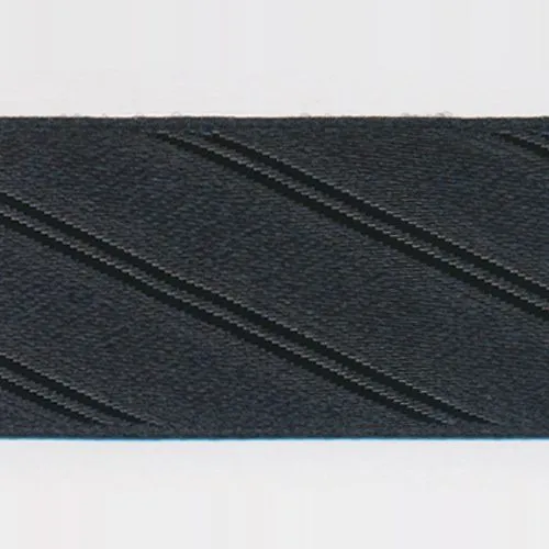 Twill Satin Ribbon #50 Black