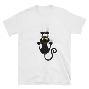 Unisex Cat T-Shirt White Cat Lover T Shirt