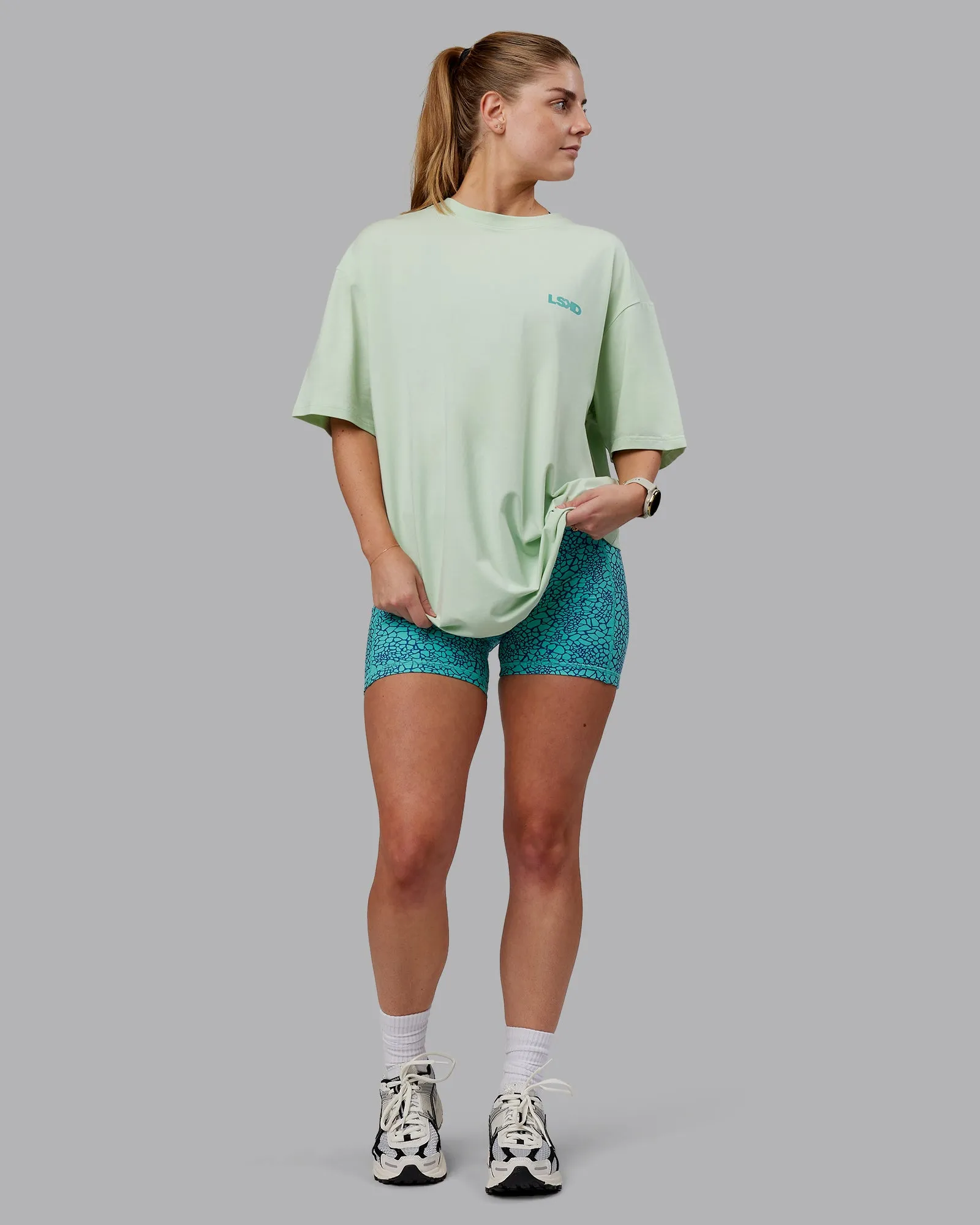 Unisex E.T.J FLXCotton Tee Oversize - Mint Leaf-Green