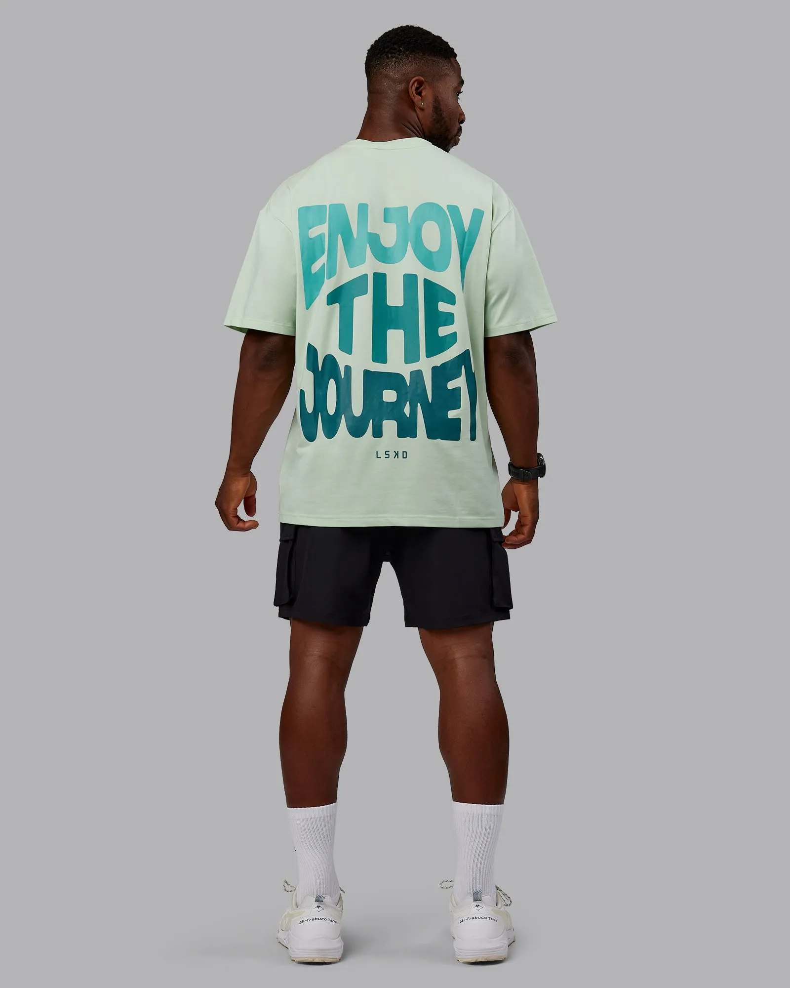 Unisex E.T.J FLXCotton Tee Oversize - Mint Leaf-Green
