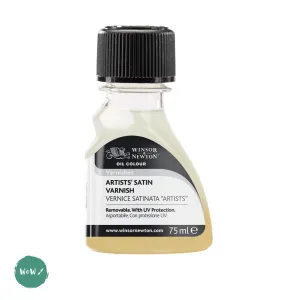Varnish (Brush Applied) - Winsor & Newton -  75ml -  ARTISTS SATIN VARNISH