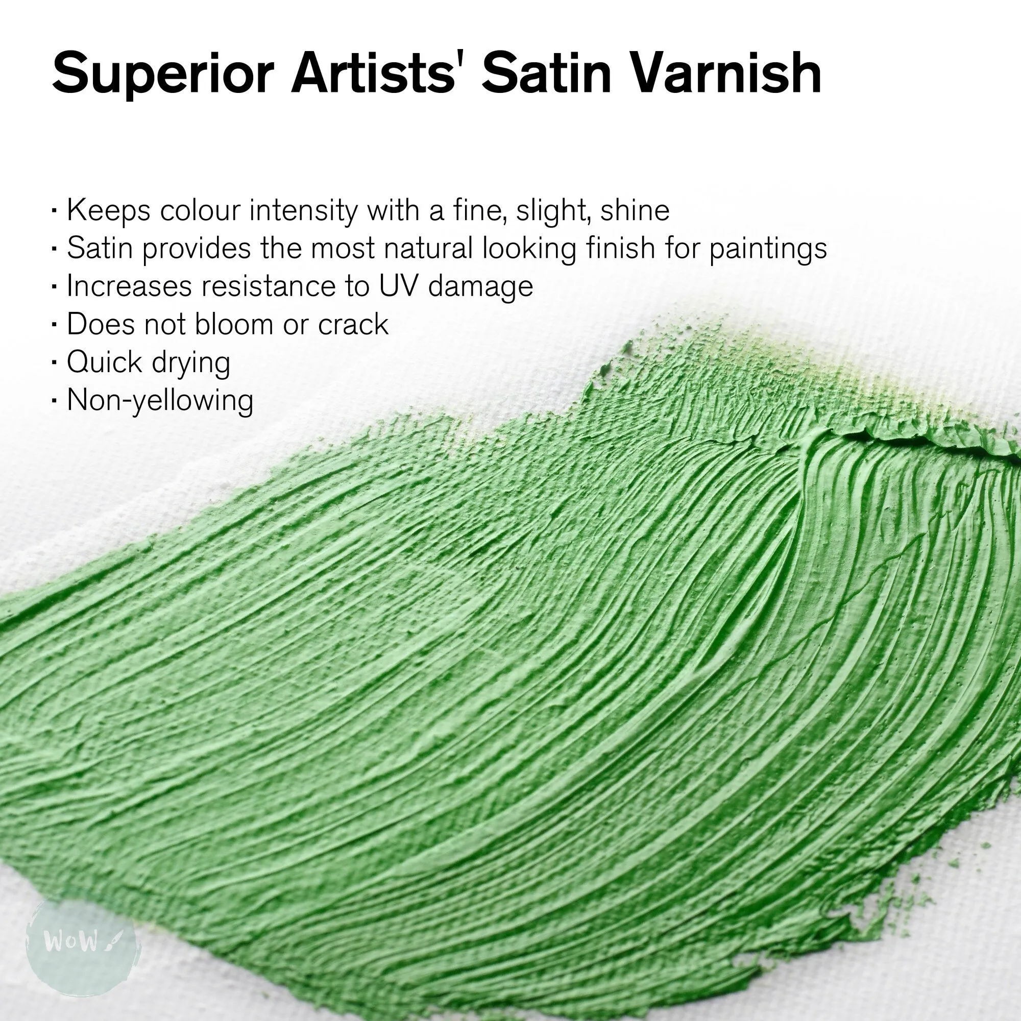 Varnish (Brush Applied) - Winsor & Newton -  75ml -  ARTISTS SATIN VARNISH