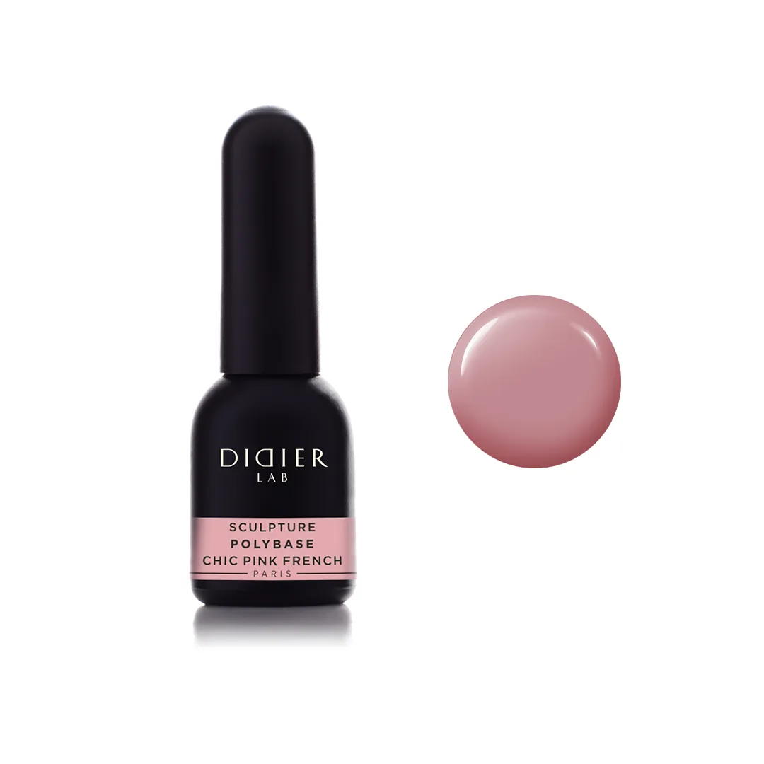 Vernis Gel Sculpture Polybase Chic Pink French Didier Lab 10ml
