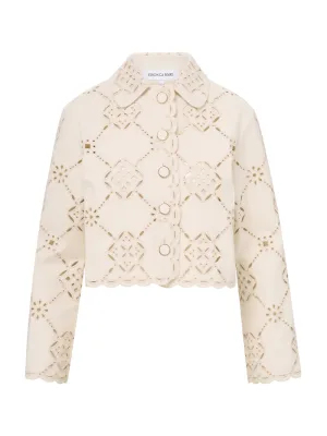 Veronica Beard Adelaide Jacket in Ecru