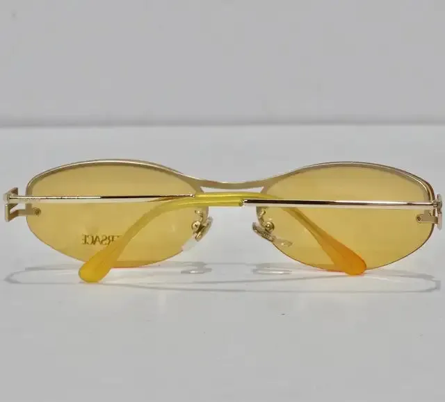 Versace 1990s Yellow Sunglasses