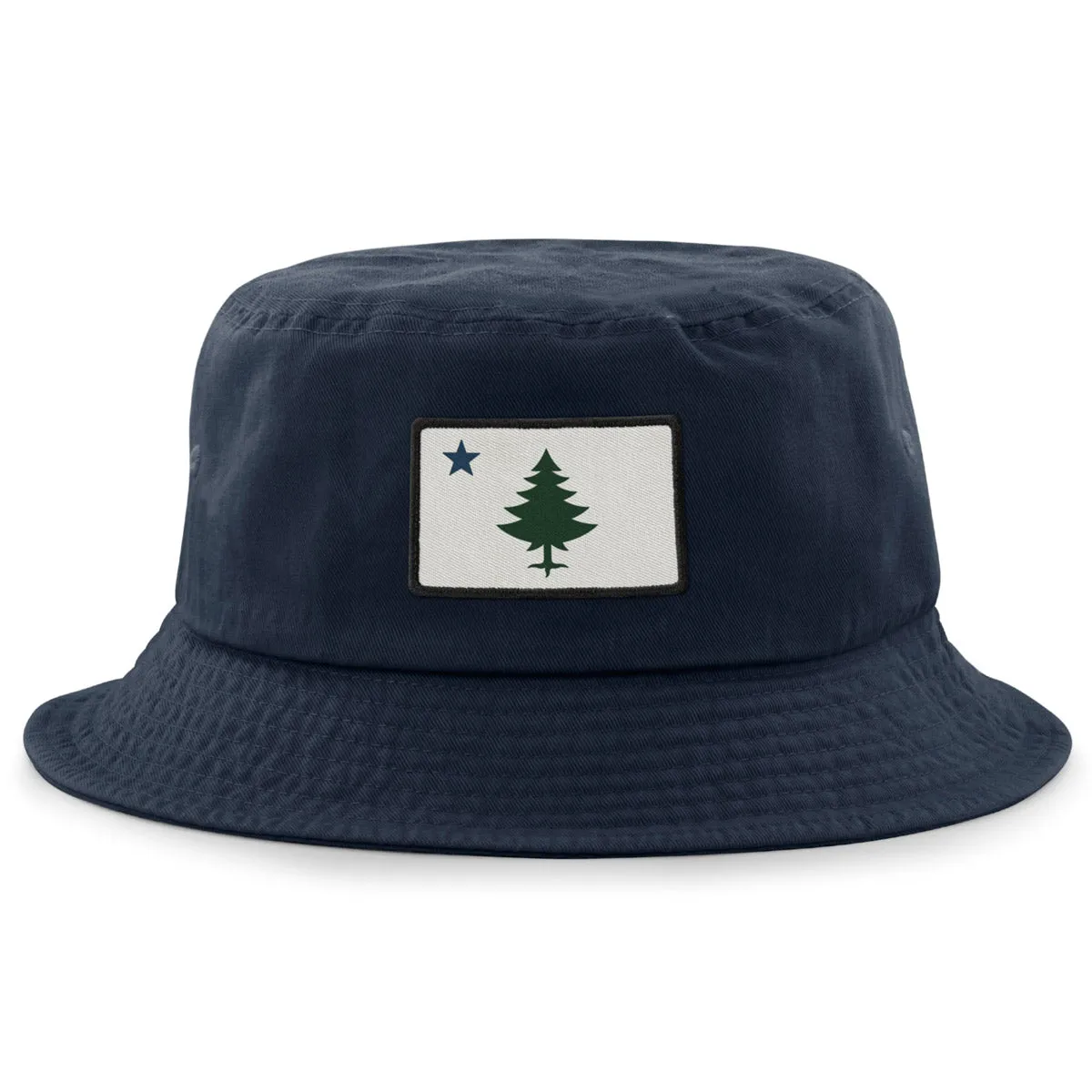 Vintage Maine Flag Bucket Hat