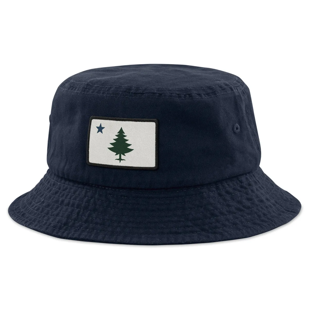 Vintage Maine Flag Bucket Hat