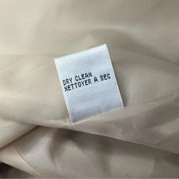 VINTAGE Talbots Silk Blend Jacket Size 10 Petite NWT Cream Classic Chic