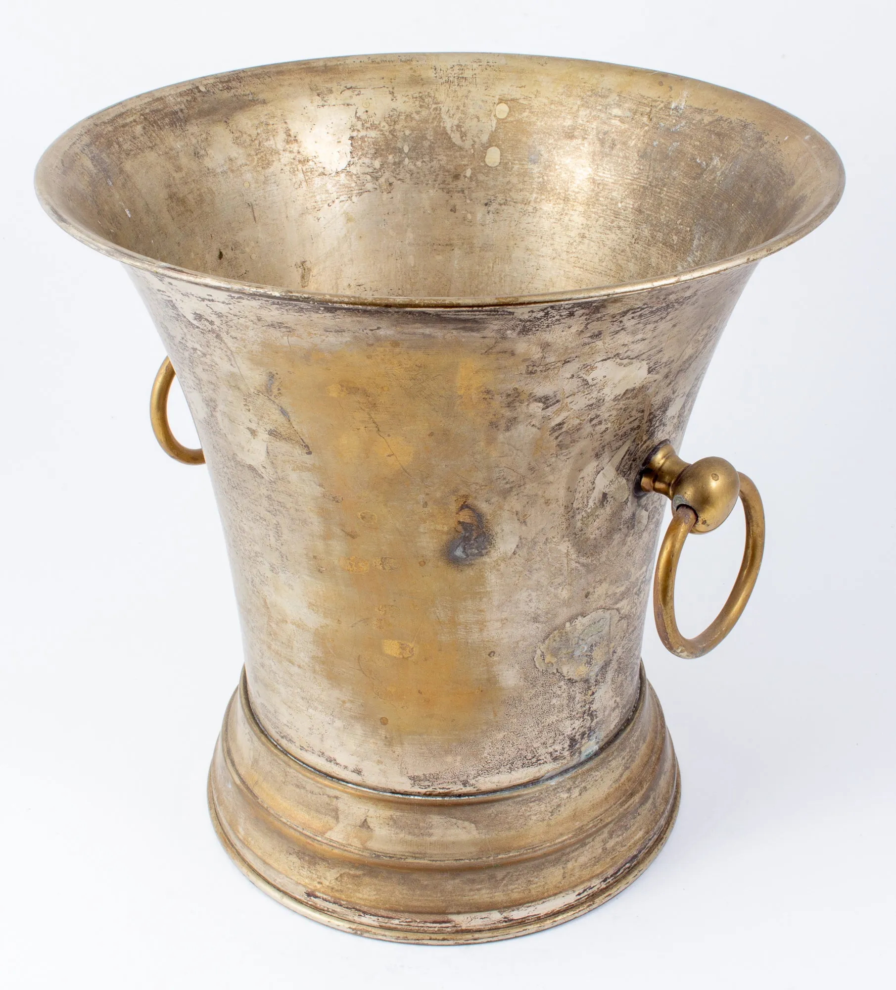 Vintage Two-Tone Silver-plate Ice Bucket found in France