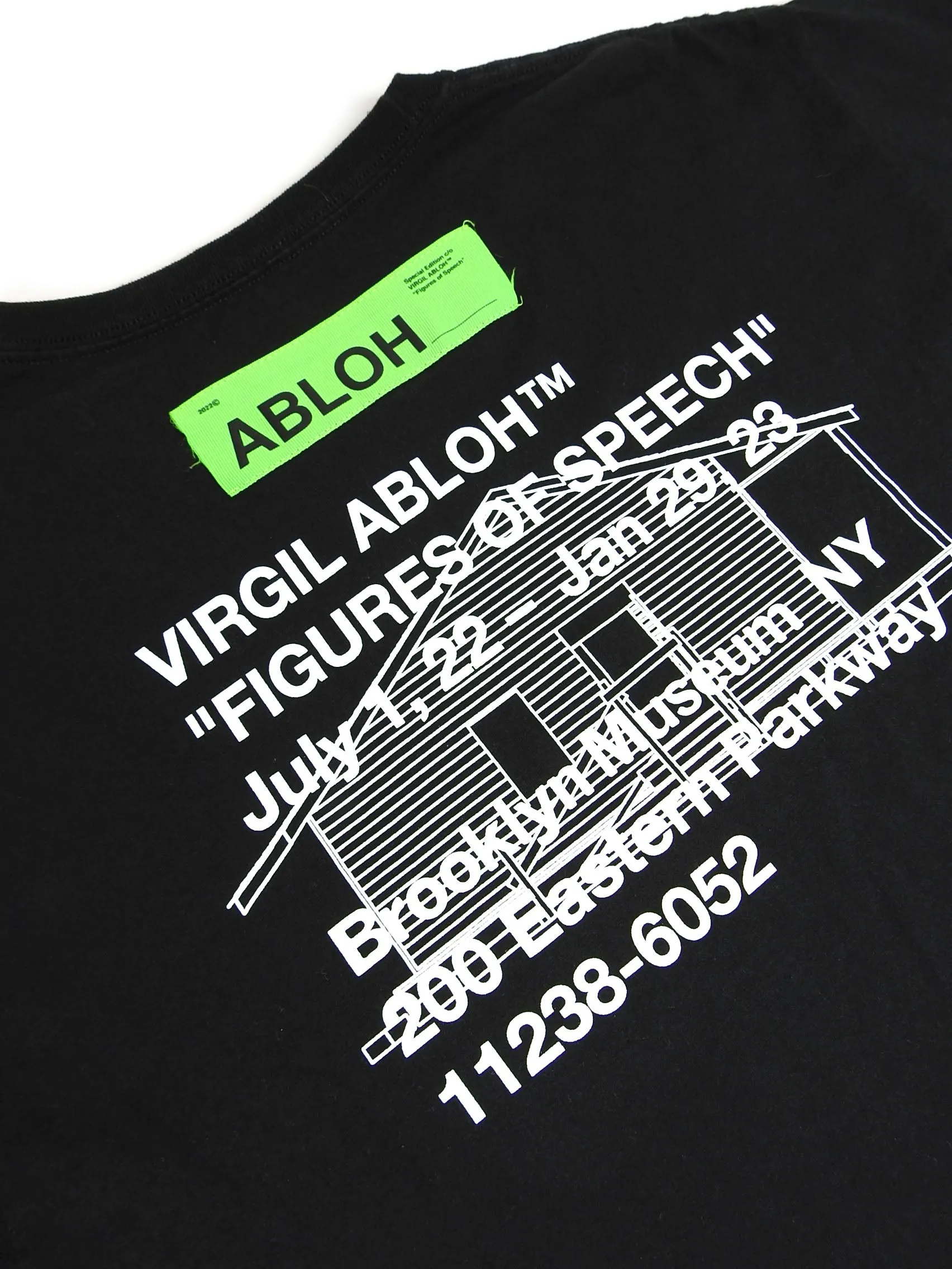 Virgil Abloh Brooklyn Museum T-Shirt Size Large