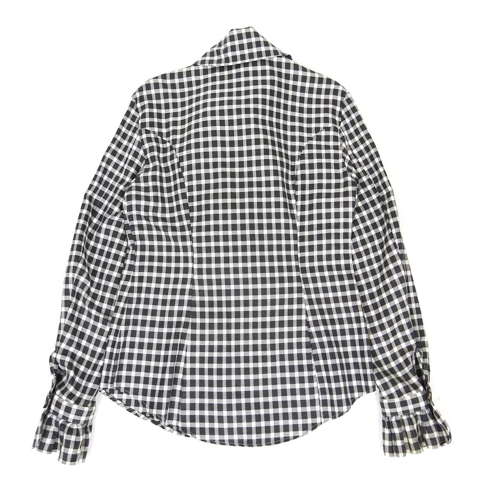 Vivienne Westwood Check Ruffle Shirt Size 4