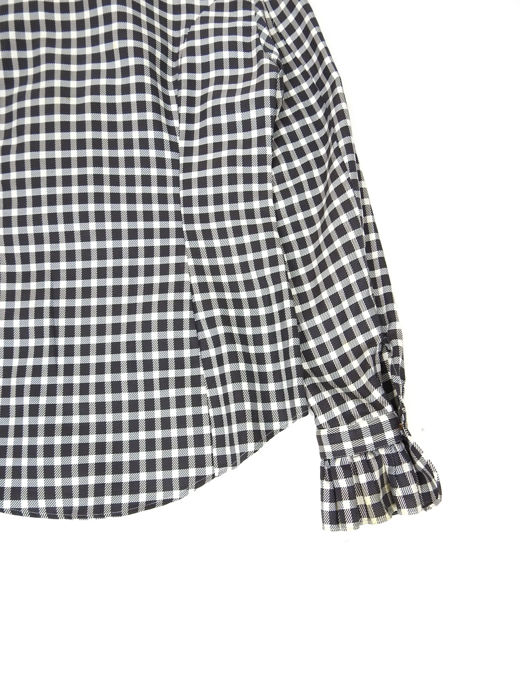 Vivienne Westwood Check Ruffle Shirt Size 4