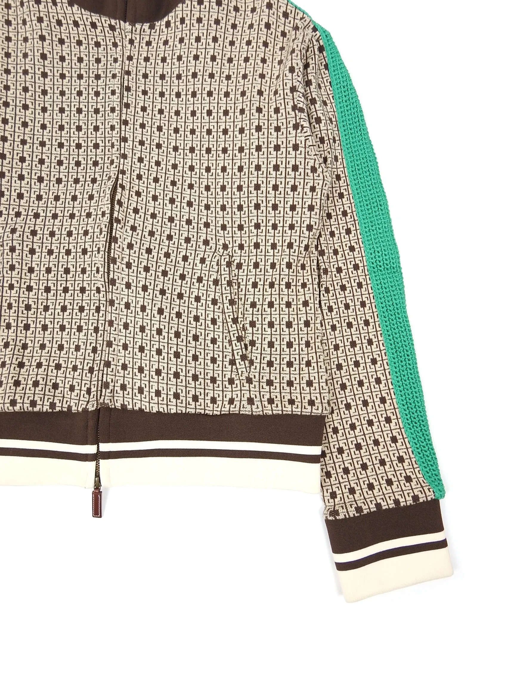 Wales Bonner Geometric Jacquard Track Jacket Size Large