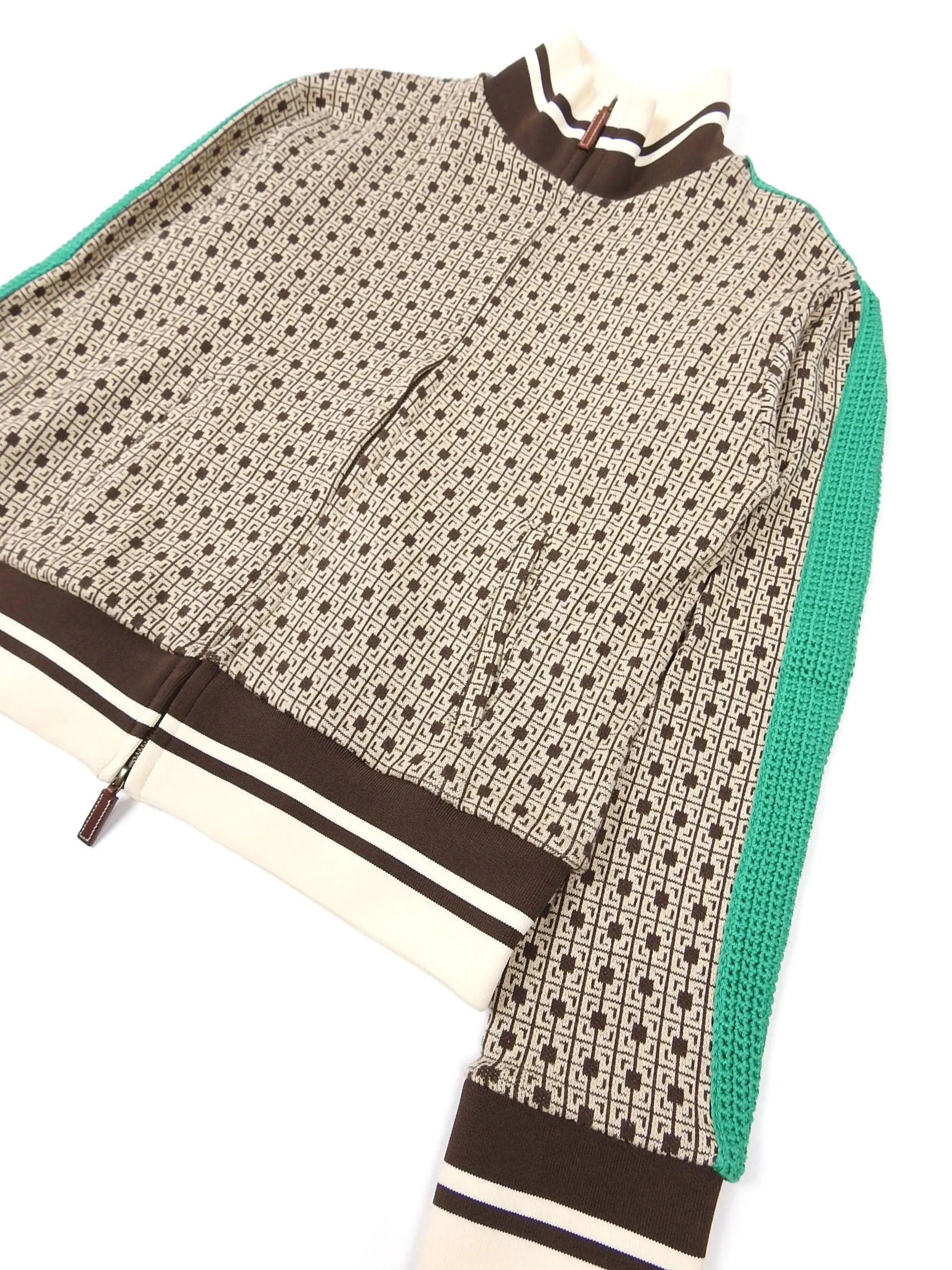 Wales Bonner Geometric Jacquard Track Jacket Size Large