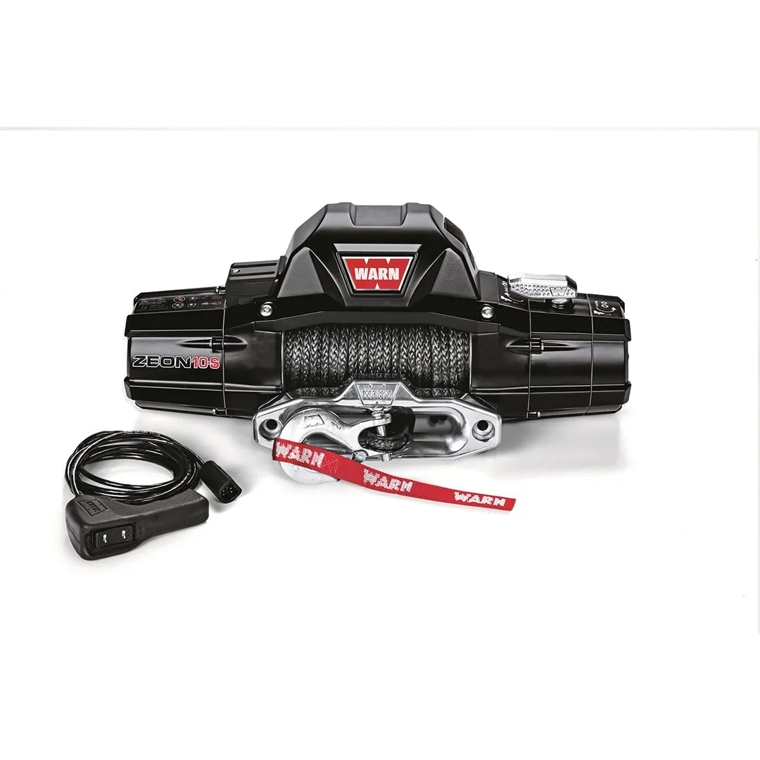 WARN Zeon 10-S Winch W/ Synthetic Rope 10,000 LBS 12V CE