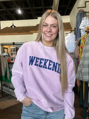 Weekend Corded Sweatshirt