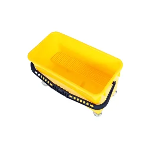 Window Cleaning Bucket With Sediment Screen And Casters - Sold By The Case