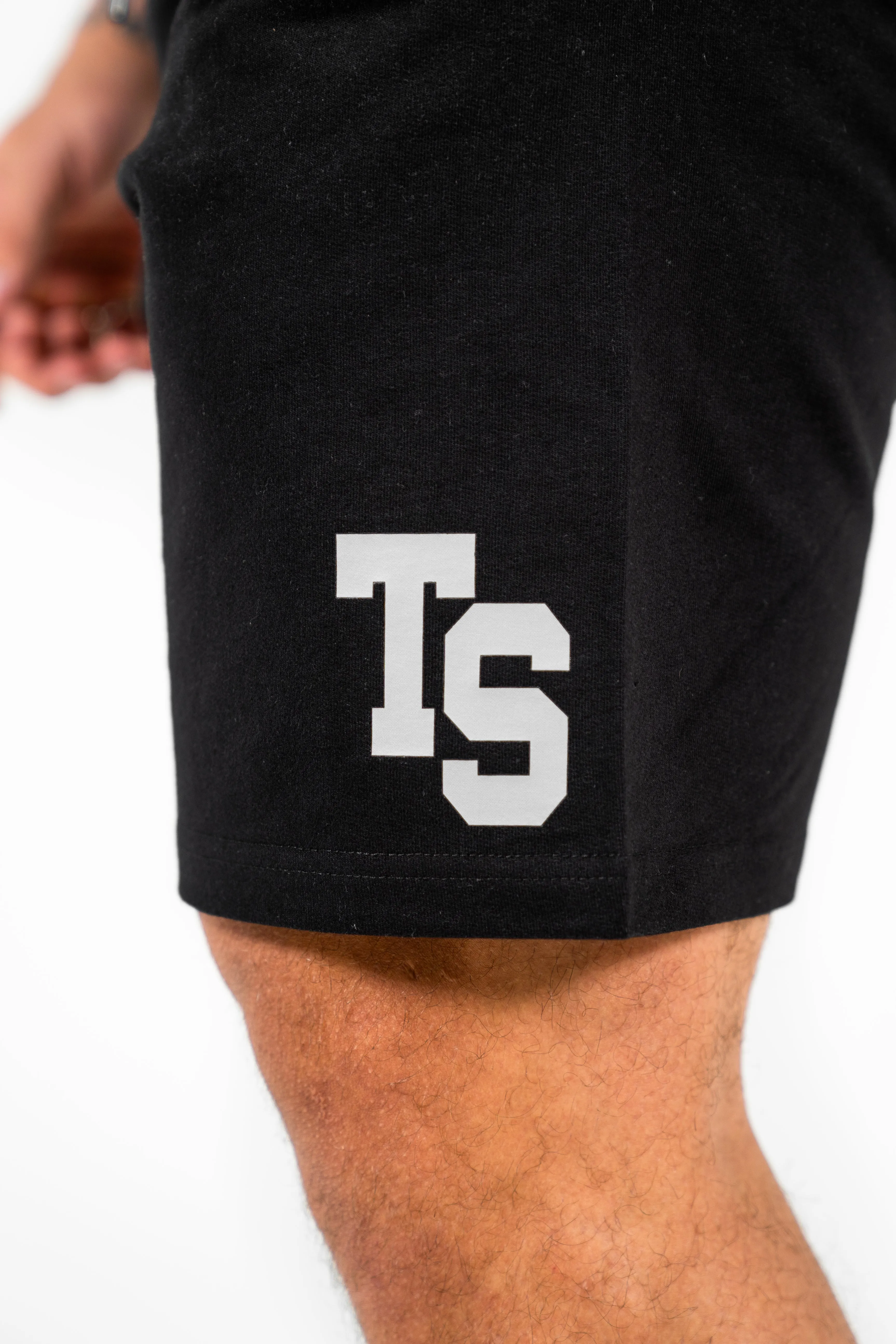 WKND Mens Comfort Shorts - Black w/ Grey