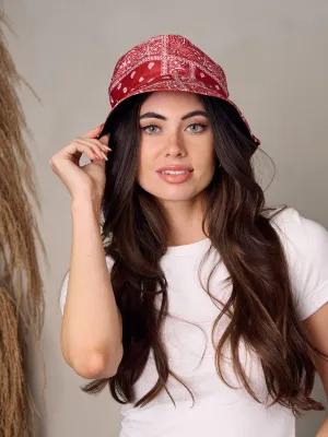 WOMEN'S BANDANA PRINT BUCKET HATS