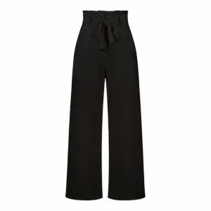 Women's Casual Wide-Leg Trousers with Belt