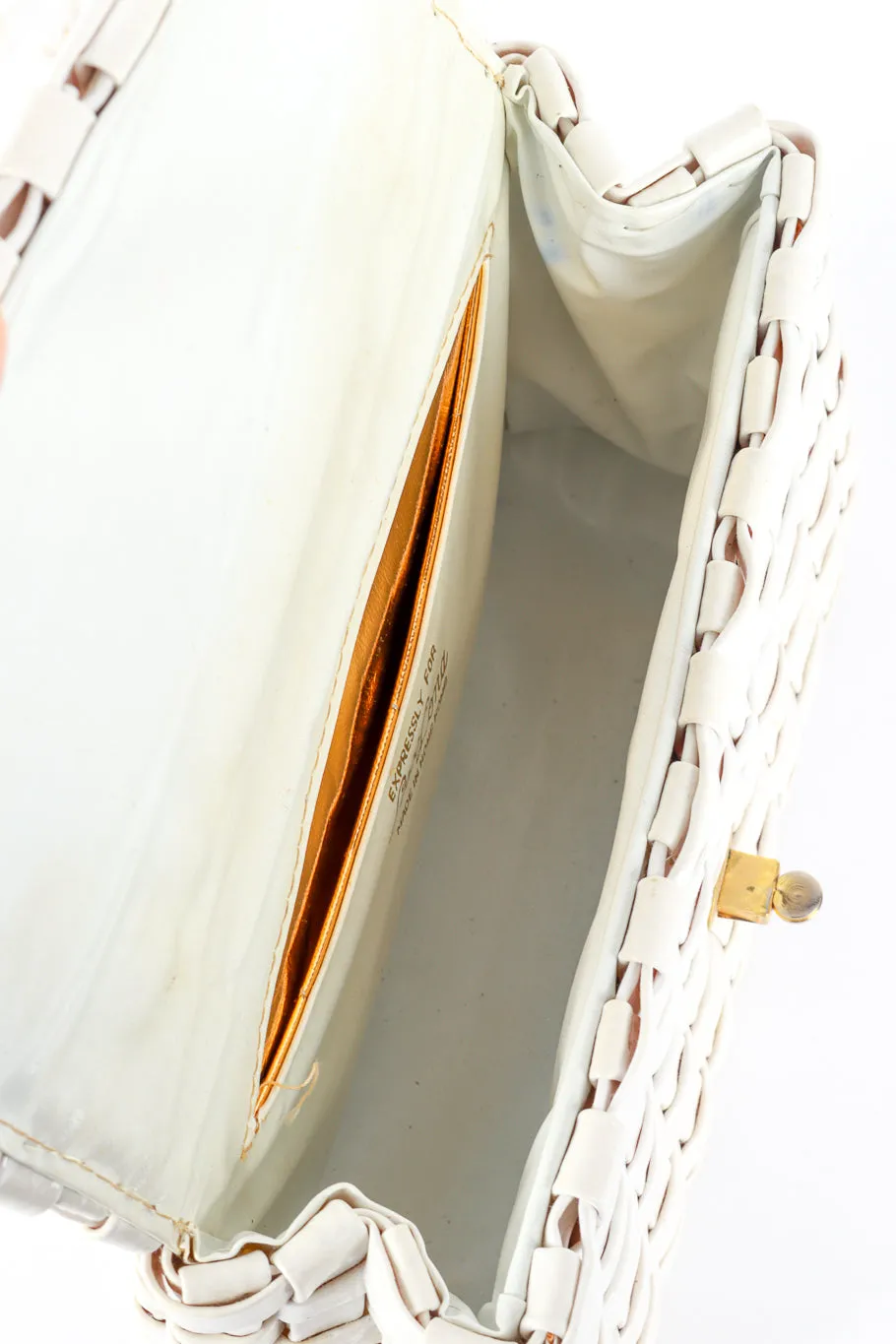 Woven Vinyl Handbag