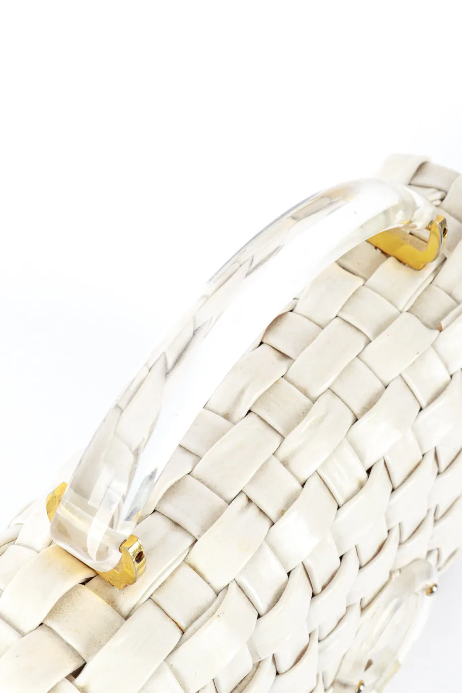 Woven Vinyl Handbag