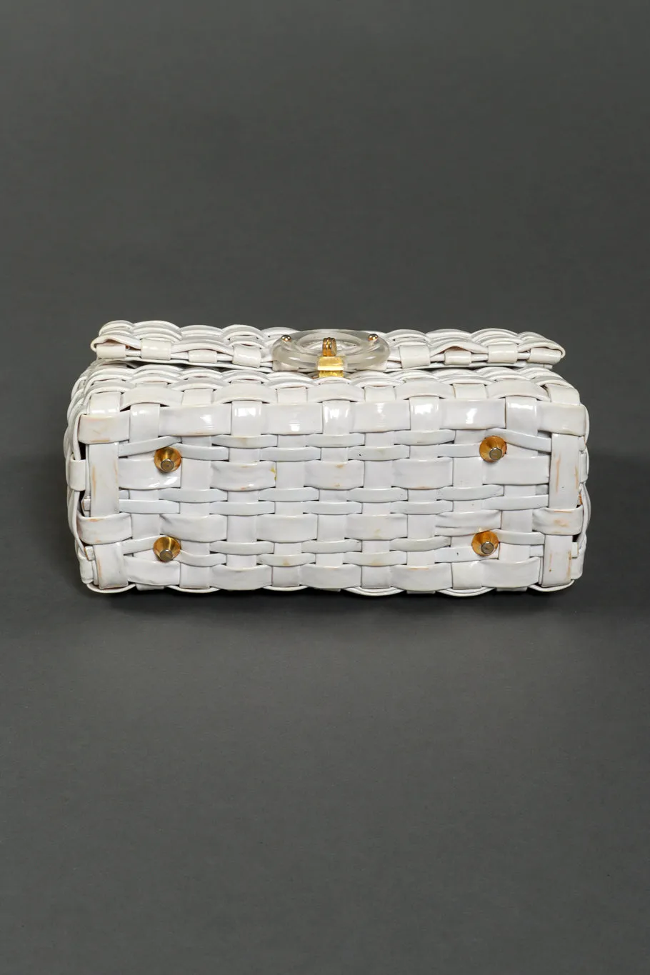 Woven Vinyl Handbag