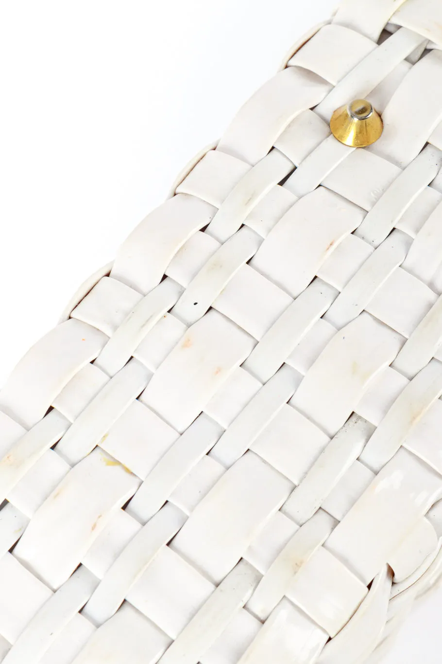 Woven Vinyl Handbag