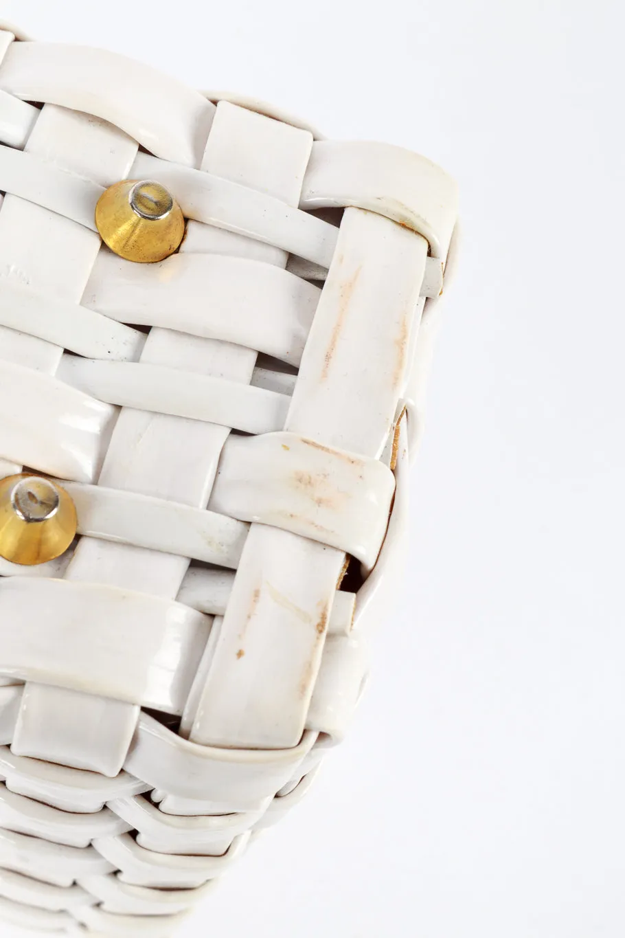 Woven Vinyl Handbag