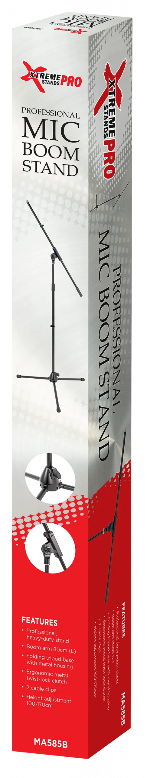 Xtreme Pro Professional Microphone Boom Stand. MA585B