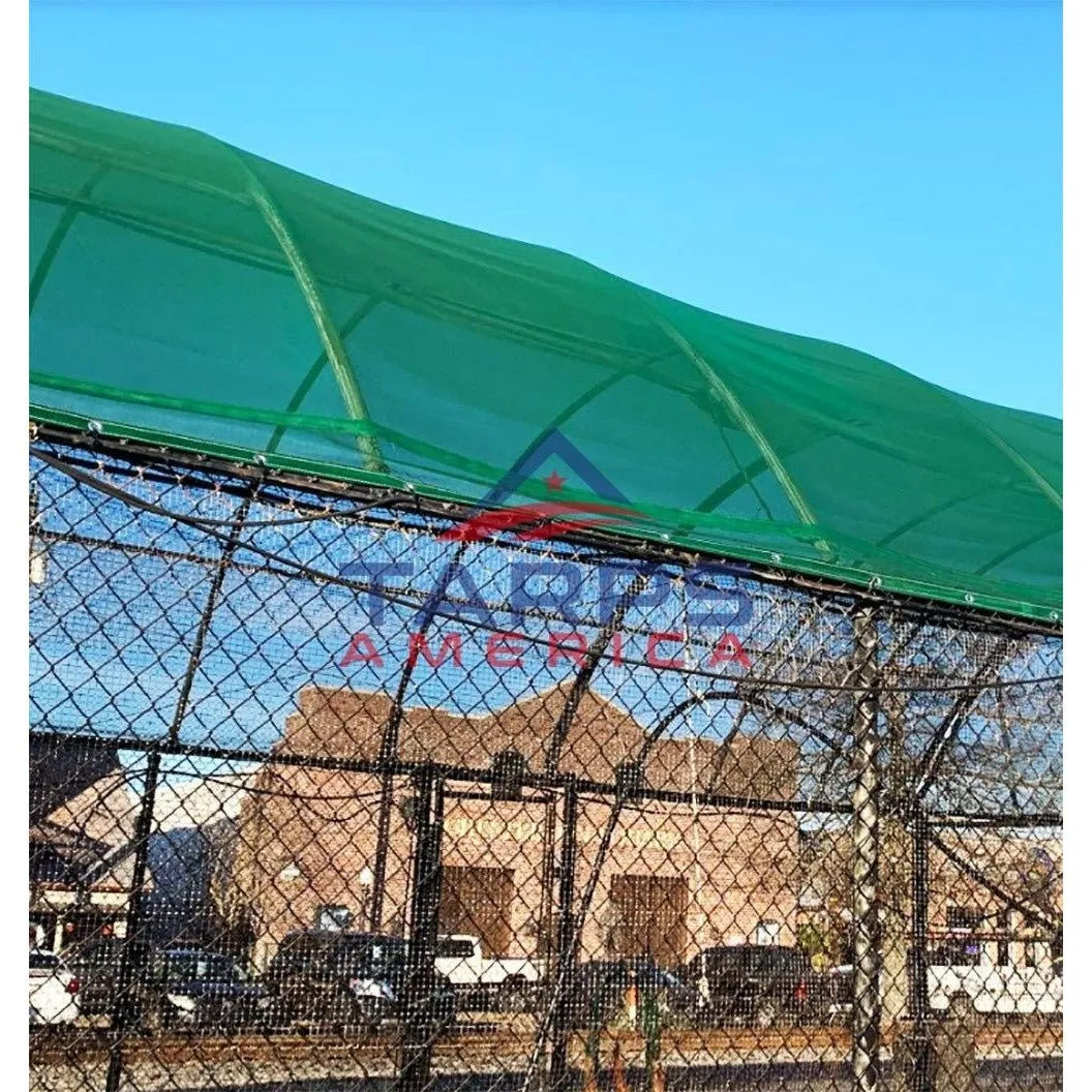 Yellow 10 oz. Heavy Duty Vinyl Coated Mesh Tarp by ShadeMax®