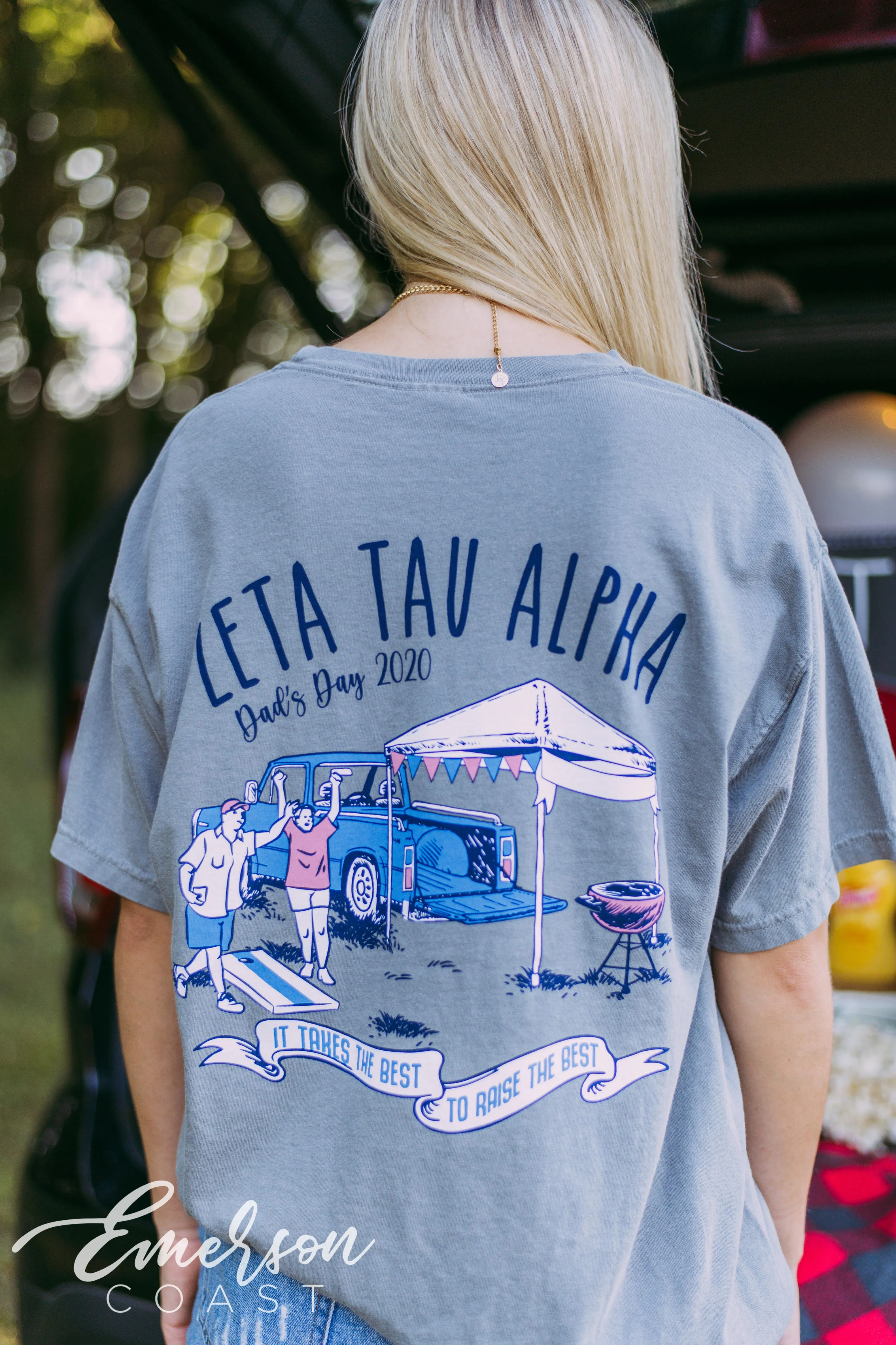 Zeta Tau Alpha Tailgate Dads Day Tee