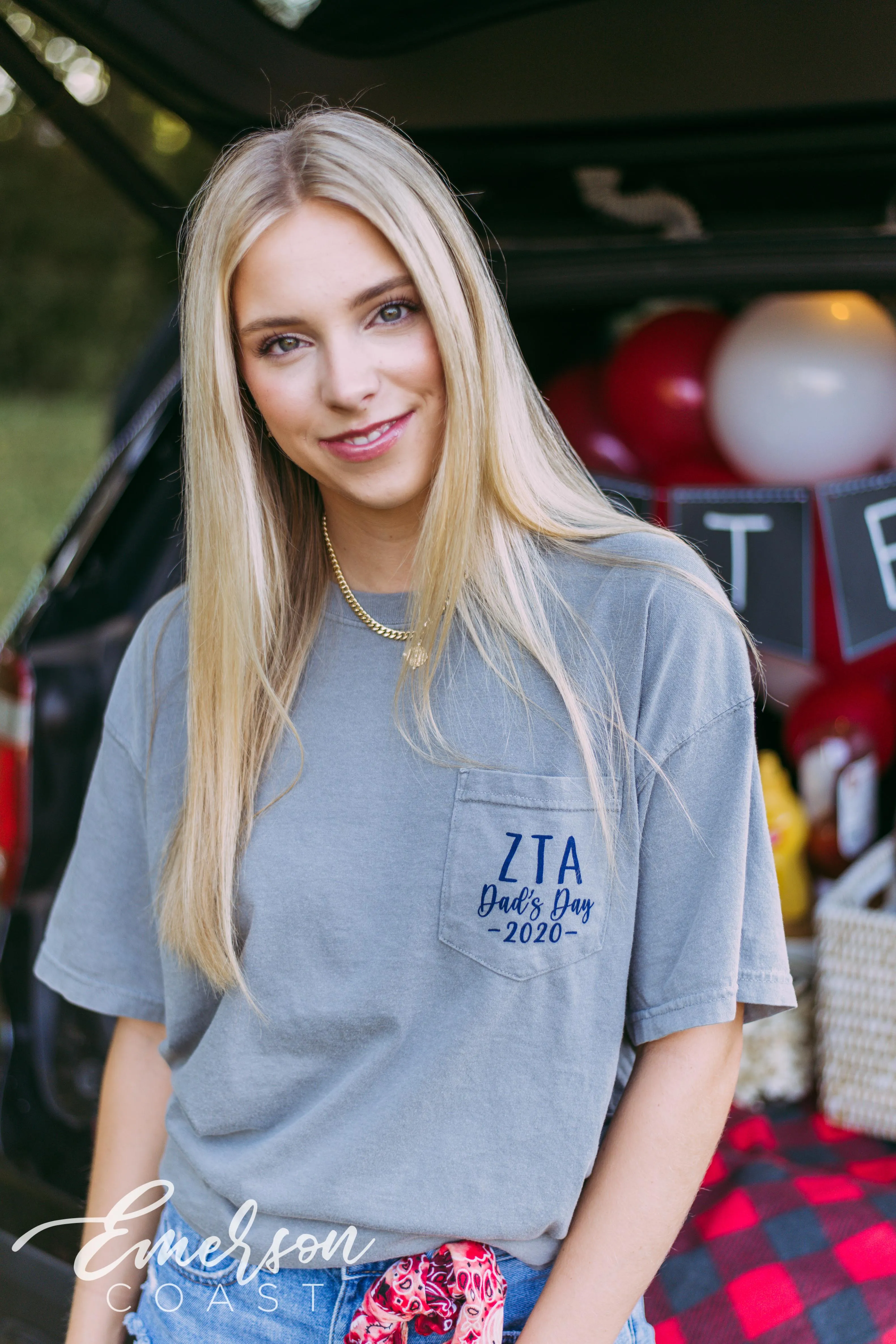 Zeta Tau Alpha Tailgate Dads Day Tee