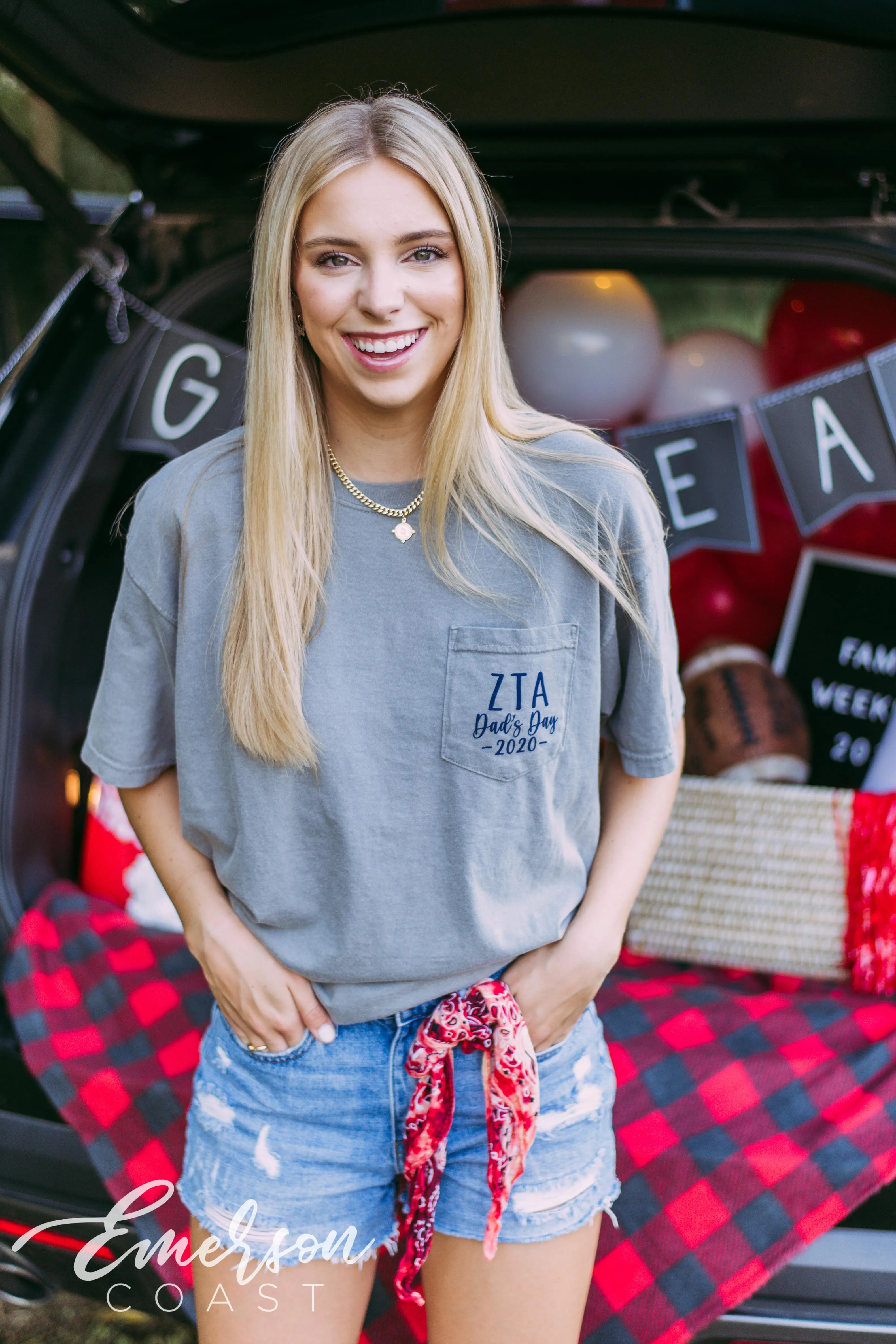 Zeta Tau Alpha Tailgate Dads Day Tee