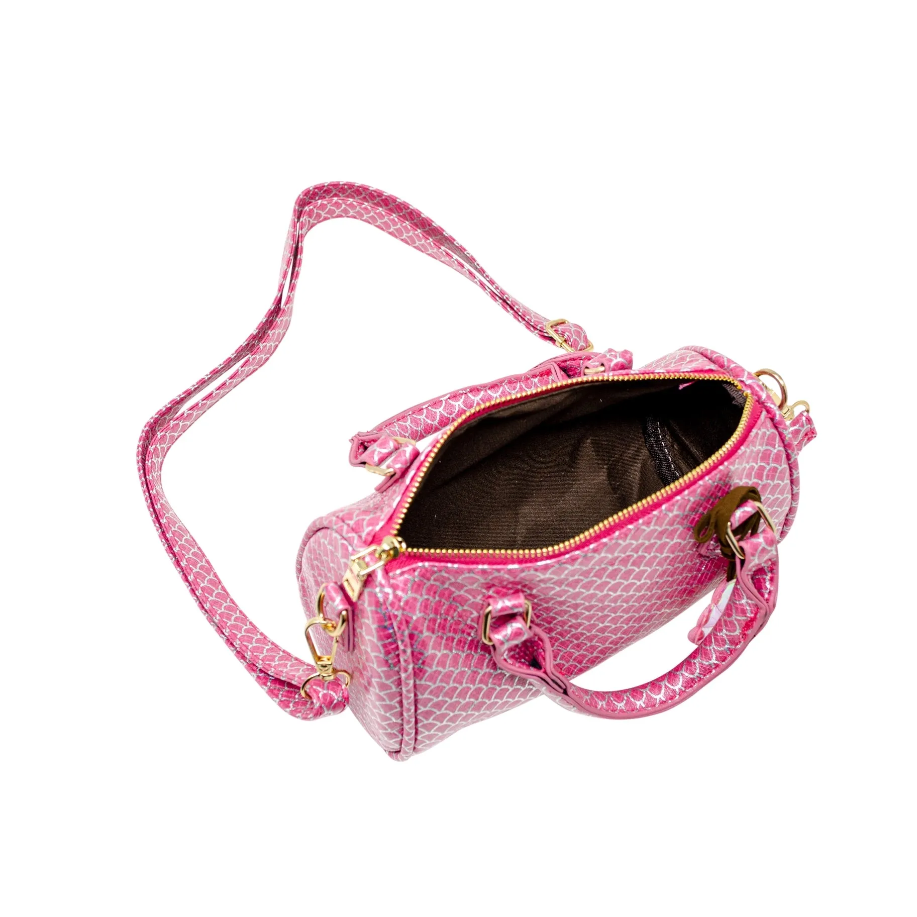 Zomi Gems Mermaid Scale Handbag - Pink