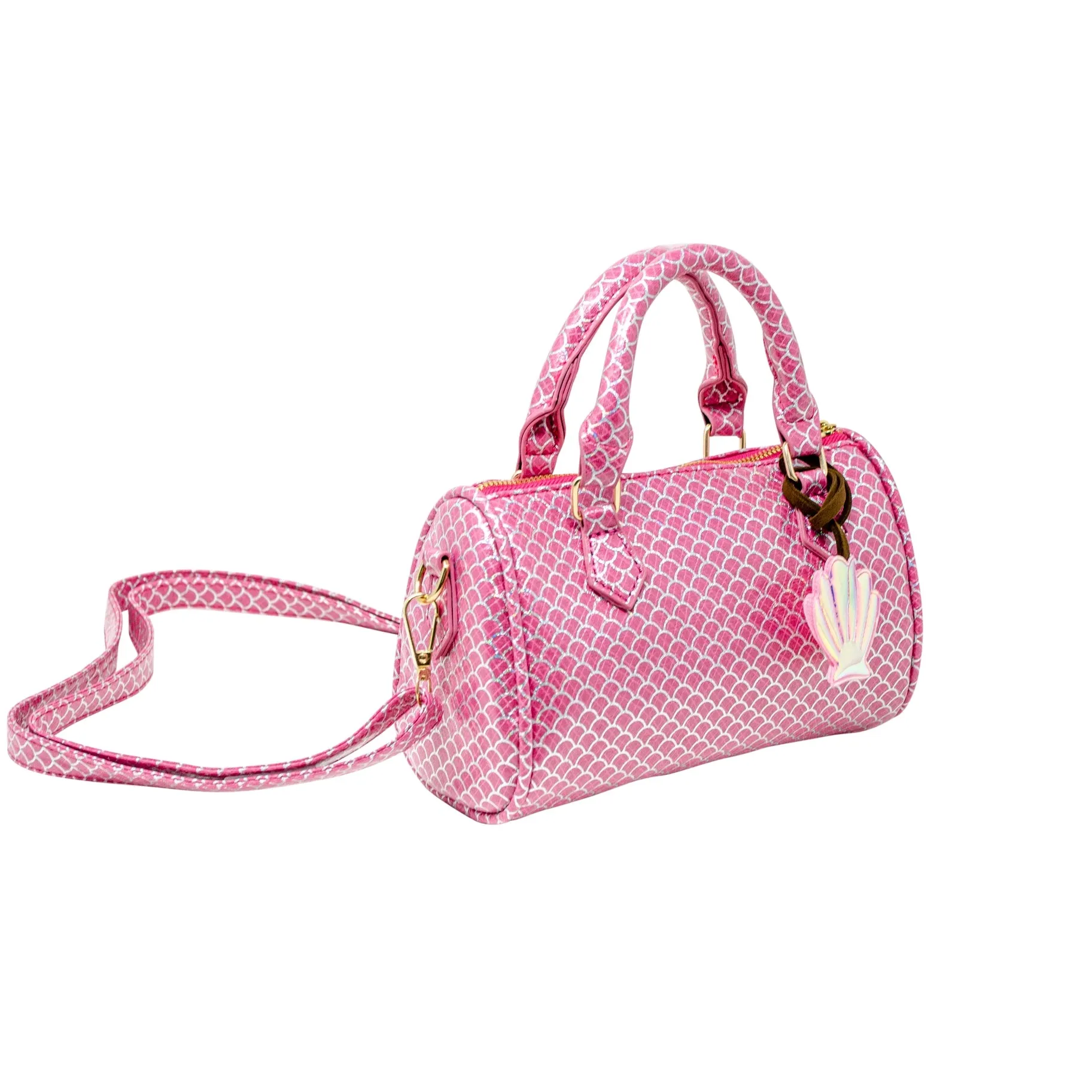 Zomi Gems Mermaid Scale Handbag - Pink