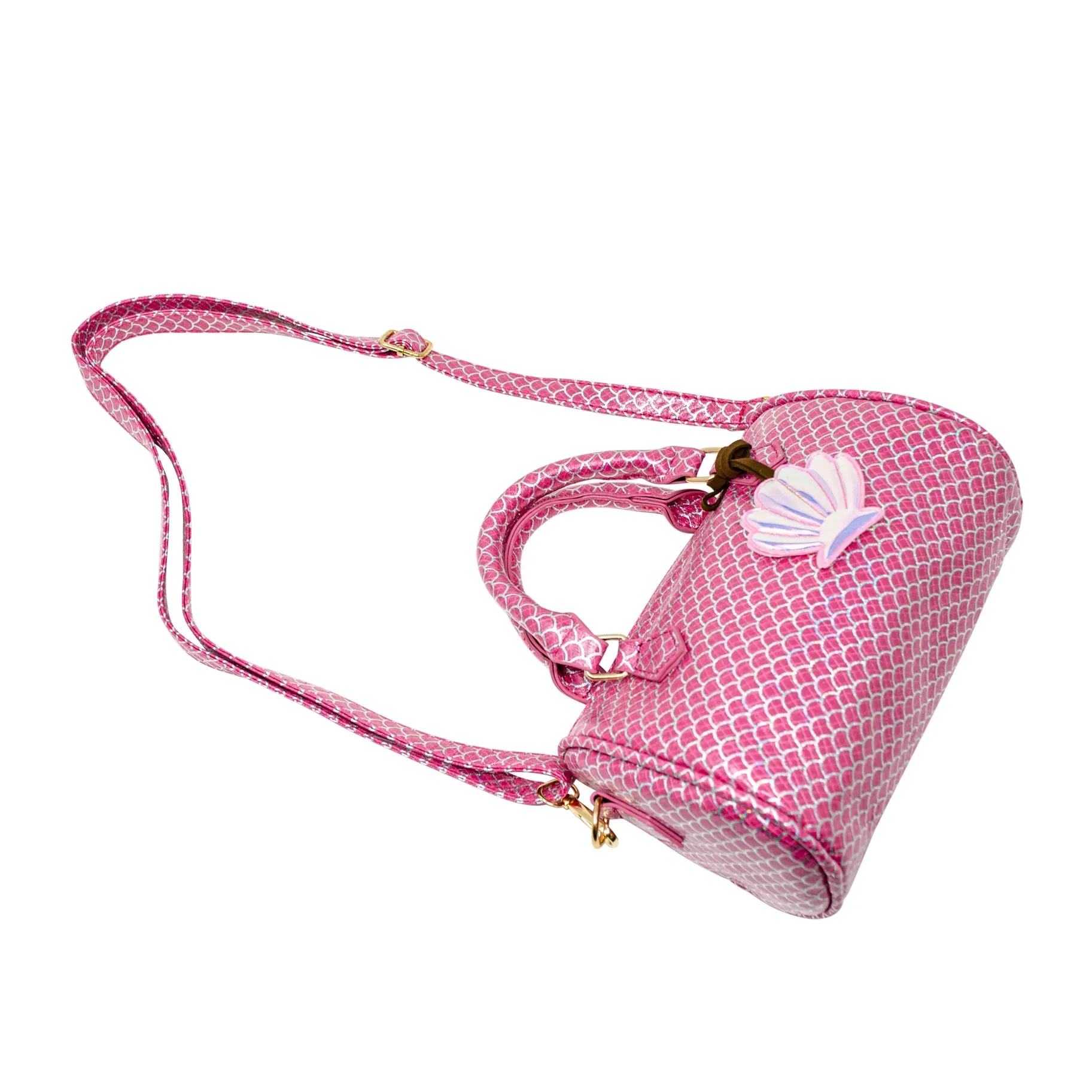 Zomi Gems Mermaid Scale Handbag - Pink