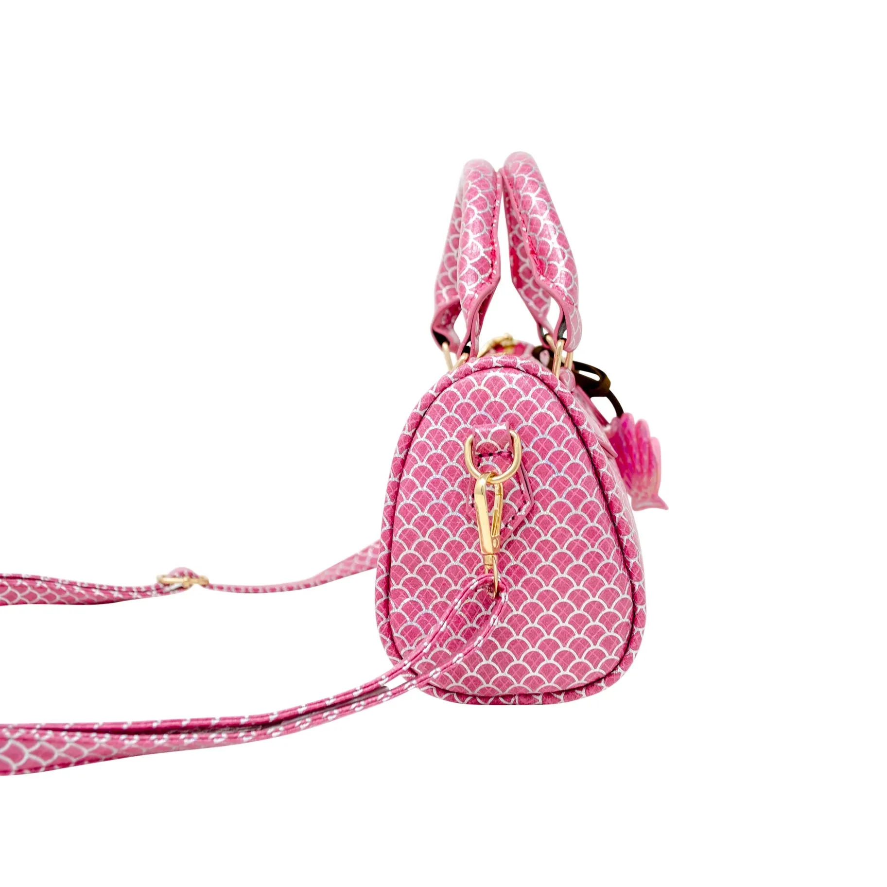 Zomi Gems Mermaid Scale Handbag - Pink